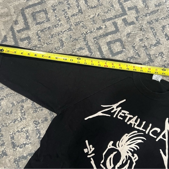 Vintage Metallica Concert Original Scary Guy T-Shirt Tour Sz Large - Picture 14 of 14